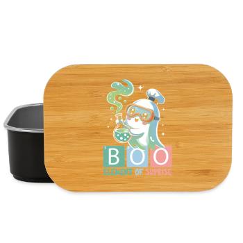 Geist Niedliche Halloween Herbst - Lunch Box - Schwarz - Vorne