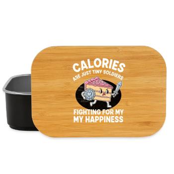 Cake Warrior Lutte pour le Bonheur - Boîte à goûter - noir - Devant