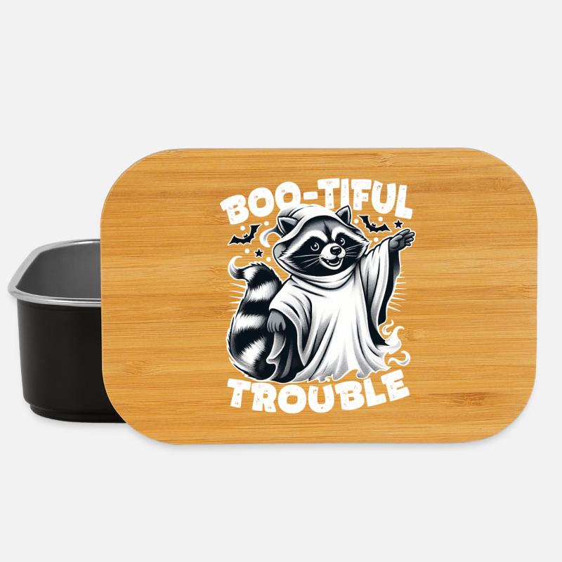 Ghost Raccoon: Boo-tiful Halloween Trouble - Lunch Box - black