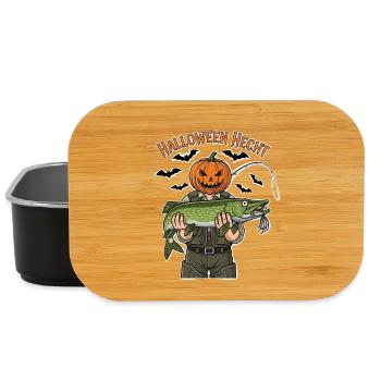 Halloween Pike Pumpkin Head - Lunch Box - black - Front