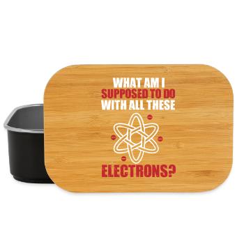 Chemistry Chemist Chemistry Teacher Funny Science - Lunch Box - black - Front