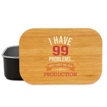 Devops engineers moto - Lunch Box - black - Front