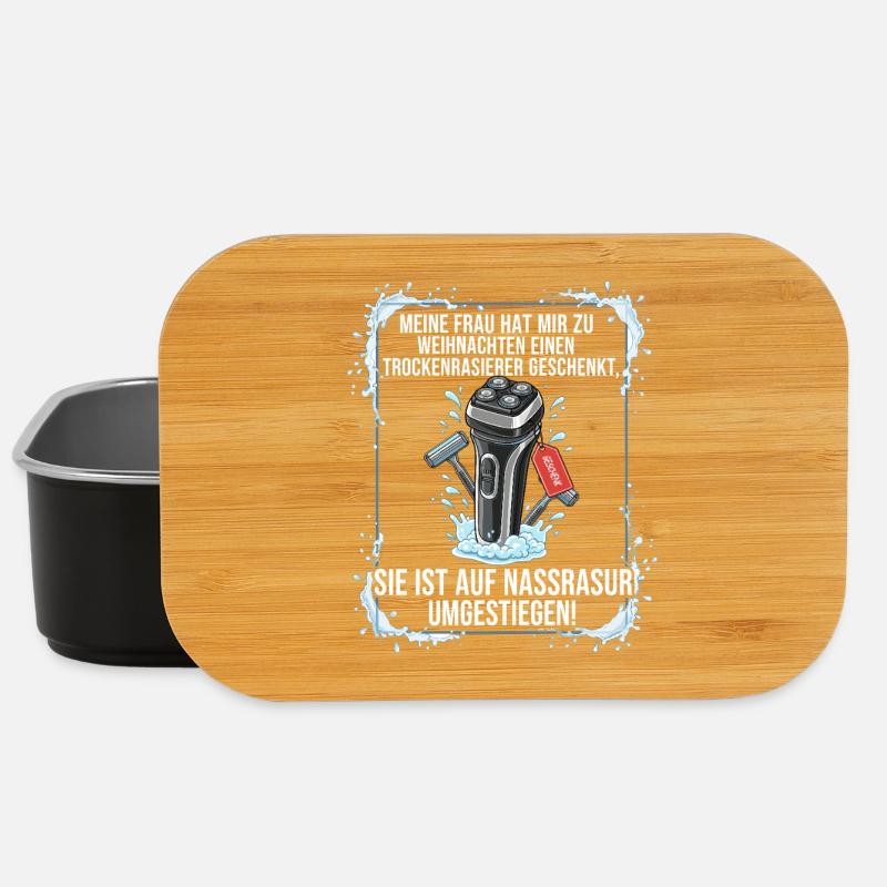Trockenrasierer-Geschenk - Lunch Box - Schwarz