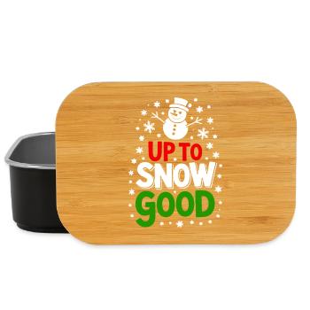 Up to Snow Good - Lunch Box - black - Front