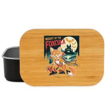 Fuchs Nacht am Schloss mit Vampiren - Lunch Box - Schwarz - Vorne