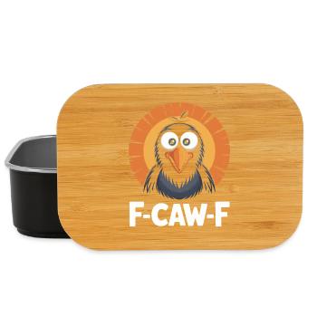F-Caw-F Meme Krähe - Lunch Box - Schwarz - Vorne