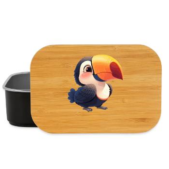 Tukane Tukan - Lunch Box - Schwarz - Vorne