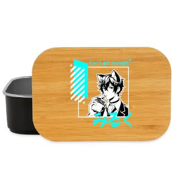 Je ne peux pas en avoir assez de lait Catboy Femboy Anime Manga - Boîte à goûter - noir - Devant
