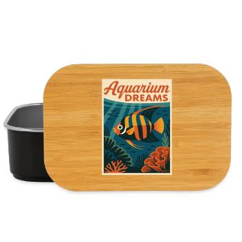 Aquarium Dreams Fische Poster  - Lunch Box - Schwarz - Vorne