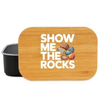 Rock Collecting Rockhound Rock Collector Geology - Lunch Box - black - Front