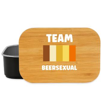 Team Beersexual Palette T-Shirt - Lunch Box - Schwarz - Vorne