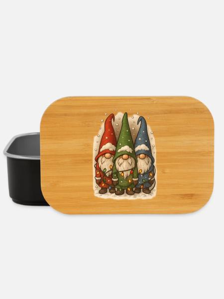 Weihnachtsgnom Weihnachts Wichtel Weihnachten  - Lunch Box - Schwarz
