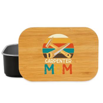Carpenter Mother Retro Tool - Lunch Box - black - Front