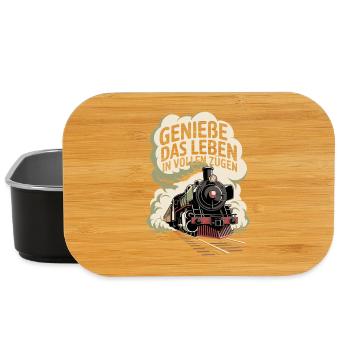 Railway Enjoy life to the fullest Railway - Lunch Box - black - Front