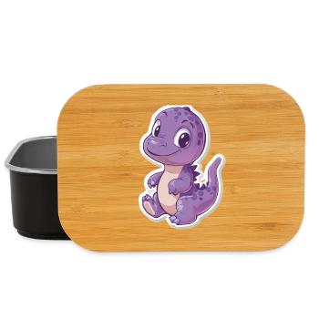 Dinosaur - Lunch Box - black - Front