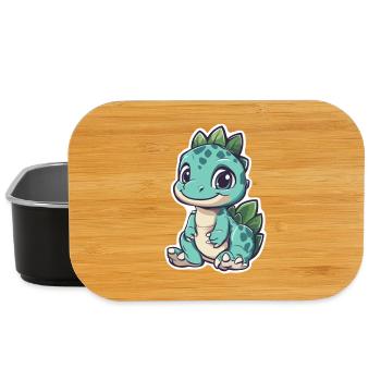 Dinosaur - Lunch Box - black - Front