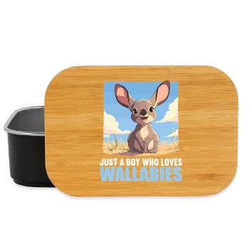 Wallabies Wallaby - Lunch Box - black - Front