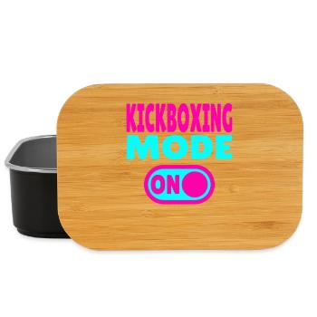Kickboxing Mode ON – Power for Martial Artists - Lunch Box - black - Front