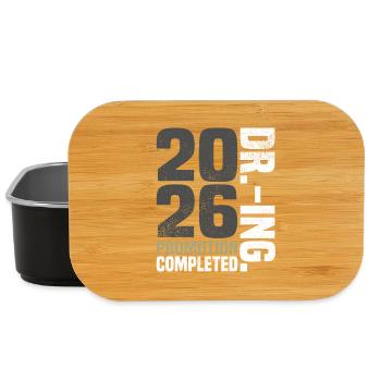 Dr. Ing. Promotion Completed - Lunch Box - Schwarz - Vorne