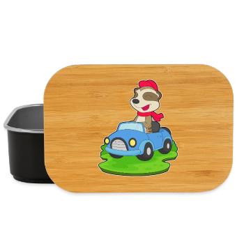Erdmännchen Auto - Lunch Box - Schwarz - Vorne