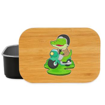Krokodil Motorroller - Lunch Box - Schwarz - Vorne