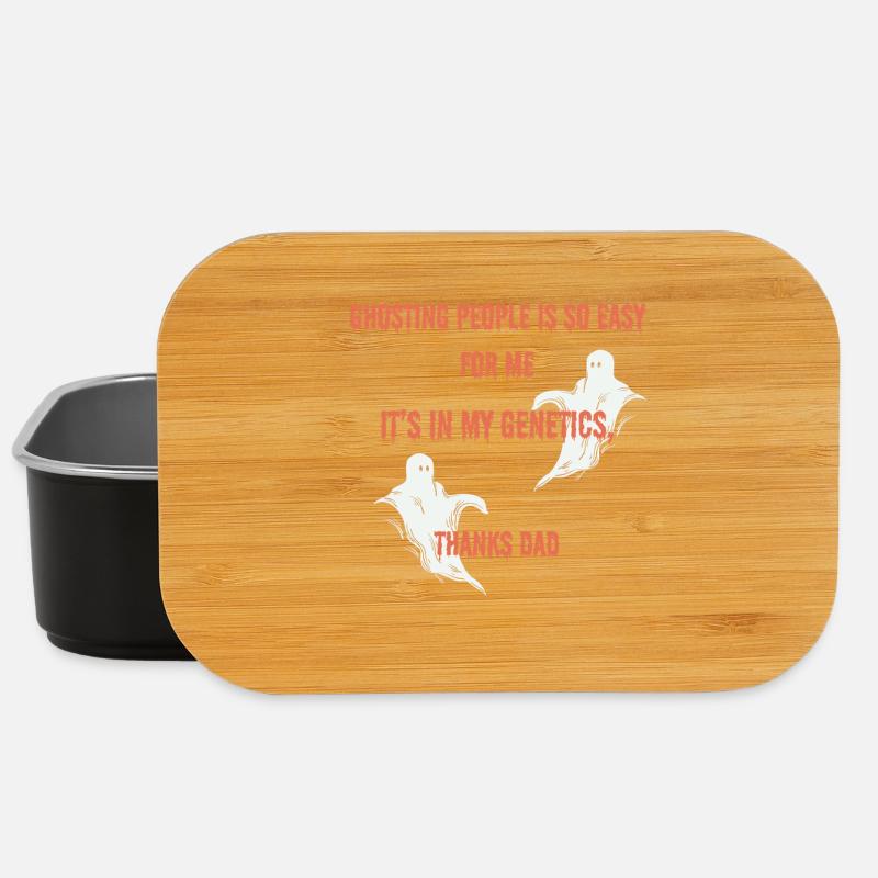 Ghosting People is so Easy for me funny design. - Lunch Box - black