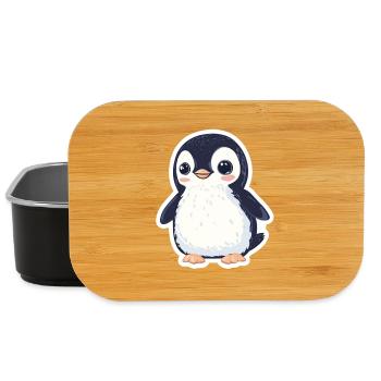Pingouin - Boîte à goûter - noir - Devant
