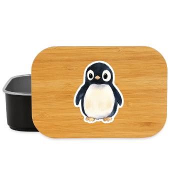 Pingouin - Boîte à goûter - noir - Devant