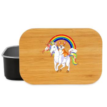 Chemise pour enfants Riche Licorne Arc-en-ciel - Boîte à goûter - noir - Devant