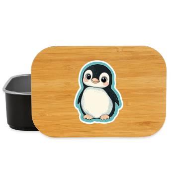Pingouin - Boîte à goûter - noir - Devant