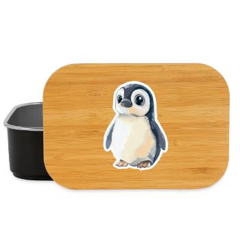Pingouin - Boîte à goûter - noir - Devant