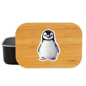 Pingouin - Boîte à goûter - noir - Devant
