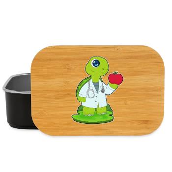 Stéthoscope Turtle Doctor - Boîte à goûter - noir - Devant