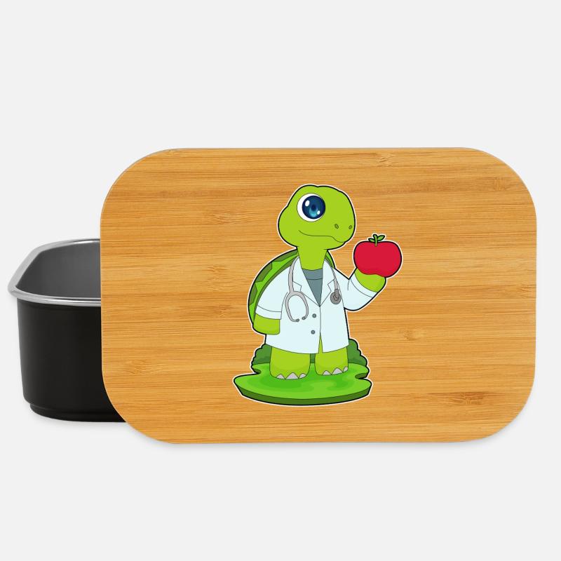Stéthoscope Turtle Doctor - Boîte à goûter - noir