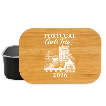 Voyage des filles au Portugal 2026 - Boîte à goûter - noir - Devant