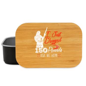 Dropped a Buck Hunting Humor for Funny Outdoorsmen - Lunch Box - black - Front
