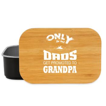 Cadeau de fête des pères et cadeaux de grand-père - Boîte à goûter - noir - Devant