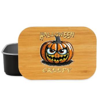 CITROUILLE D’HALLOWEEN EFFRAYANTE - Boîte à goûter - noir - Devant