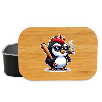 Pinguin  - Lunch Box - Schwarz - Vorne