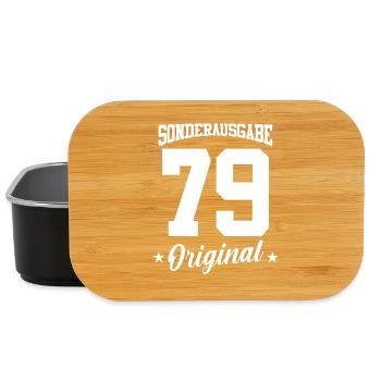 79 Geburtstag - Lunch Box - Schwarz - Vorne