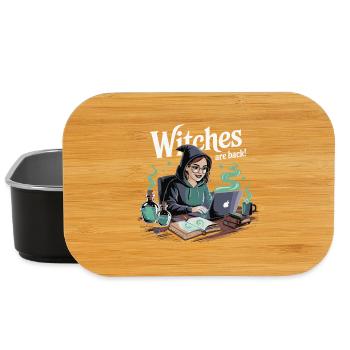 Witches Are Back Laptop - Lunch Box - black - Front