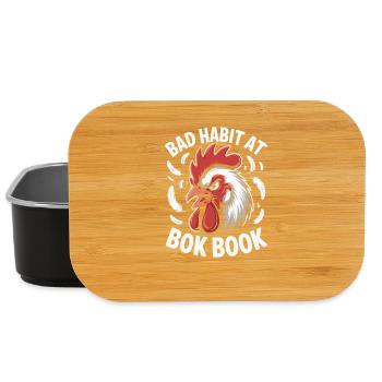  Funny Rooster Stop Staring At My Chicks Vintage - Lunch Box - Schwarz - Vorne