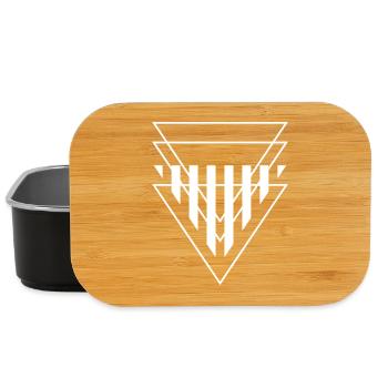 Triangular Crest Geometric Print - Lunch Box - black - Front