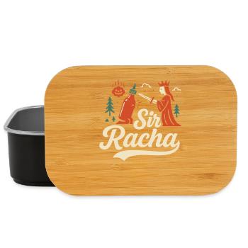 Sir Racha Urkomisches Meme Humor Design - Lunch Box - Schwarz - Vorne