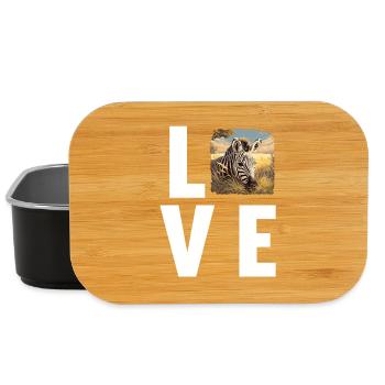 Zebras Zebra - Lunch Box - black - Front
