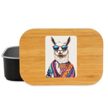 lama - Lunch Box - black - Front