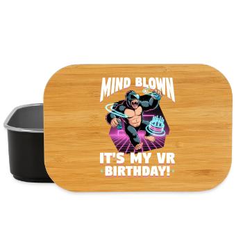 Anniversaire Gamer VR - Boîte à goûter - noir - Devant