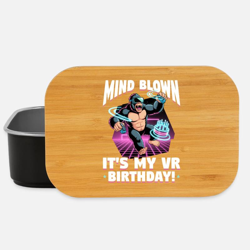 Birthday Gamer VR - Lunch Box - Schwarz
