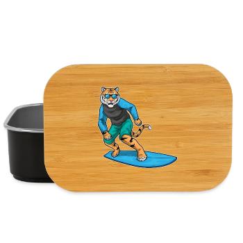 Tiger Surfing Planche de surf Été - Boîte à goûter - noir - Devant