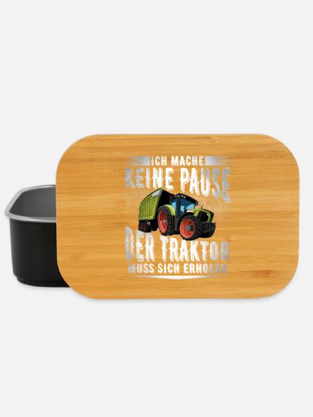 Landwirt - Lunch Box - Schwarz